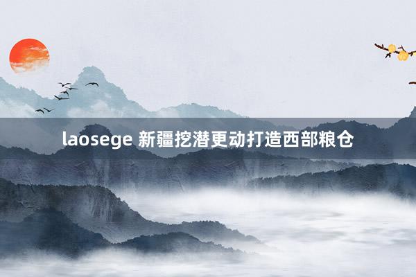 laosege 新疆挖潜更动打造西部粮仓