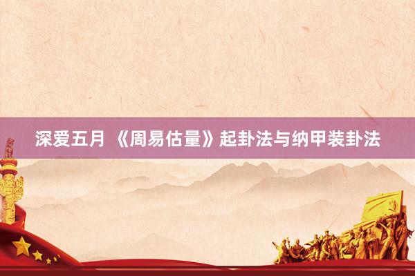 深爱五月 《周易估量》起卦法与纳甲装卦法