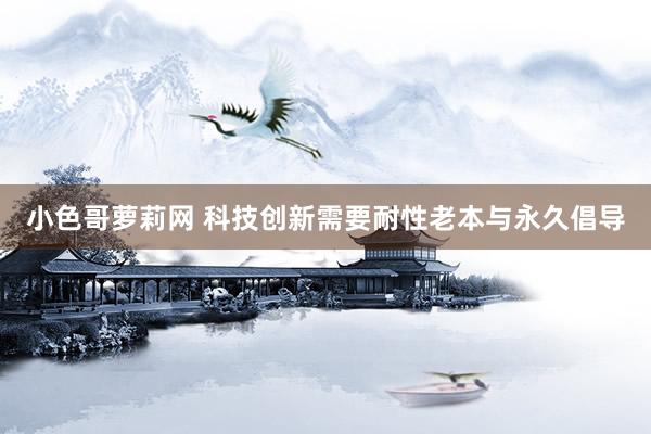 小色哥萝莉网 科技创新需要耐性老本与永久倡导